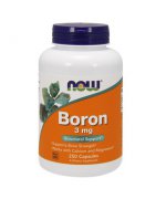 NOW FOODS Boron (Bor) - 250 kapsułek