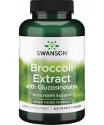 SWANSON  Ekstrakt z brokułów Broccoli Extract with Glucosinolates - 120 kapsułek
