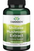 Swanson Shiitake Mushroom Extract, 500mg - 120 kapsułek 