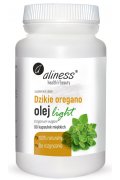 Aliness Dzikie Oregano olej light do rozgryzania 100% naturalny - 90 kapsułek