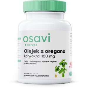 Osavi Olejek z Oregano Karwakrol, 180mg 