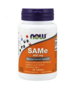 NOW FOODS SAMe 400mg - 60 tabletek