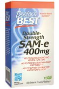 Doctor's Best SAM-e 400mg Double-Strength (zdrowie mózgu) 60 tabletek - 60 tabletek