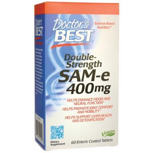 Doctor's Best SAM-e 400mg Double-Strength (zdrowie mózgu) 60 tabletek
