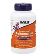 Now foods Policosanol, 40mg Extra Strength - 90 kapsułek