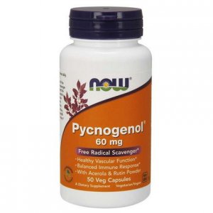 NOW Pycnogenol 60mg & Acerola & Rutyna