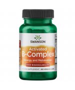 SWANSON Activated B-Complex - witamina B Complex - 60 kapsułek