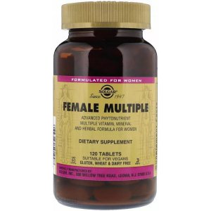SOLGAR Female Multiple witaminy i minerały dla kobiet (wersja bezglutenowa) 
