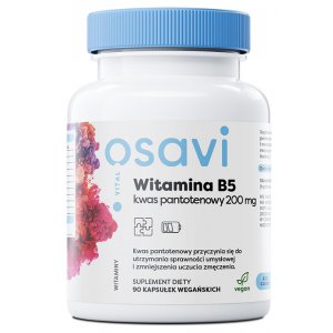 Osavi Witamina B5 Kwas Pantotenowy, 200mg 