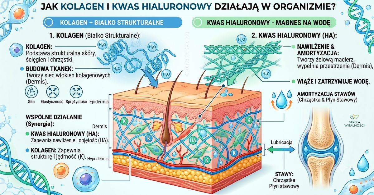 kolagen i kwas hialuronowy