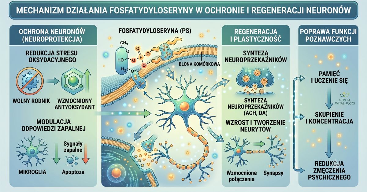 mechanizm działania fosfatydyloseryny